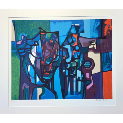 Untitled Serigraphy PE 117/120, by Roberto Burle Marx, ca. 2000